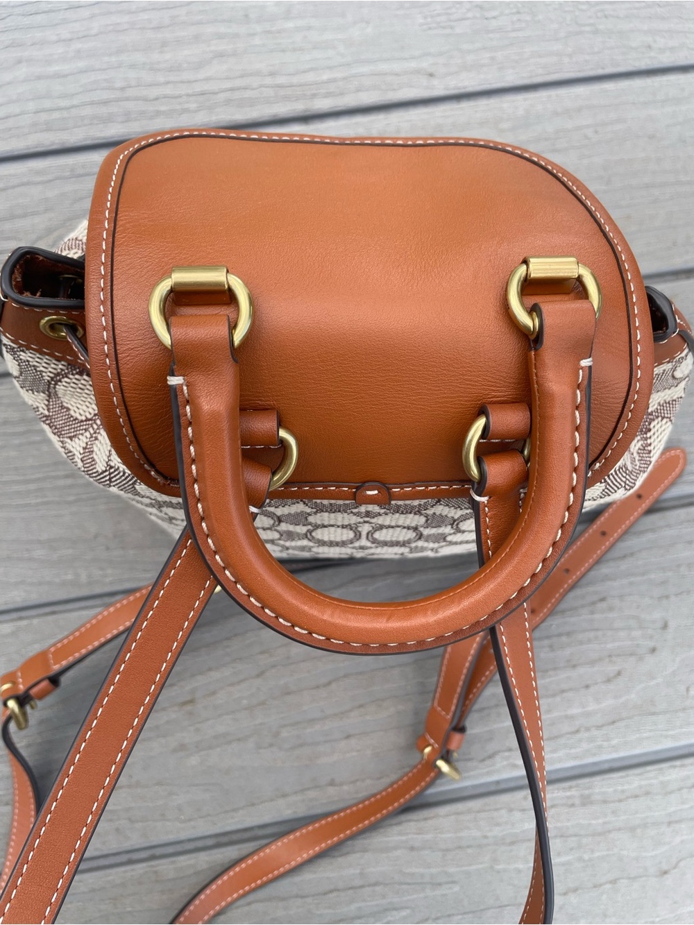 Coach Mini Riya Drawstring Backpack - Picture 15 of 16